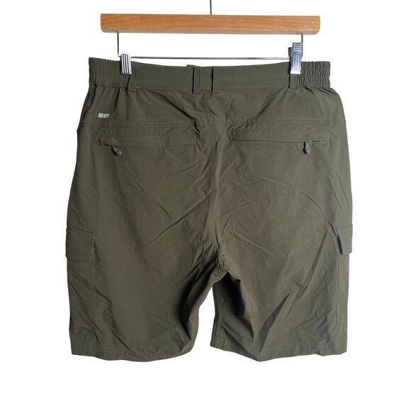 MIER Shorts Women's Size 12 Gray Nylon Stretch Cargo Lightweight Hiking Outdoor - Picture 5 of 7